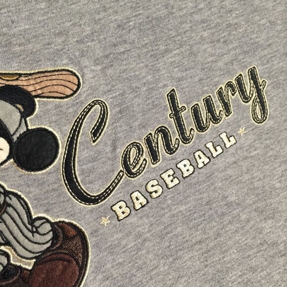 Disney Parks Vintage All Century Mickey Mouse Baseball Gray Tshirt - Picture 5 of 7
